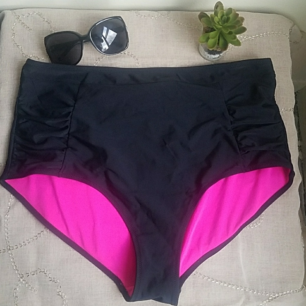City Chic Black Bikini Bottom Size 20